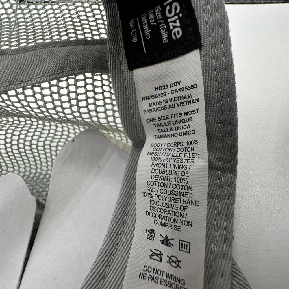 Nike Rise Structured Trucker Hat Youth Kids One Size Snapback Light Grey Cap NEW